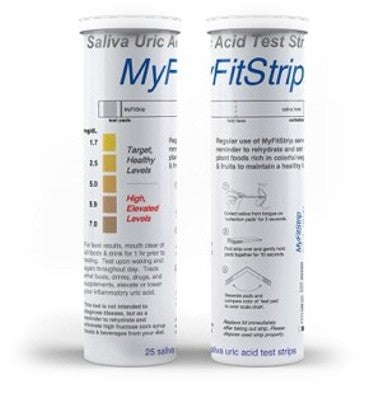 MyFitStrip Uric Acid Saliva Strips — 25 Count