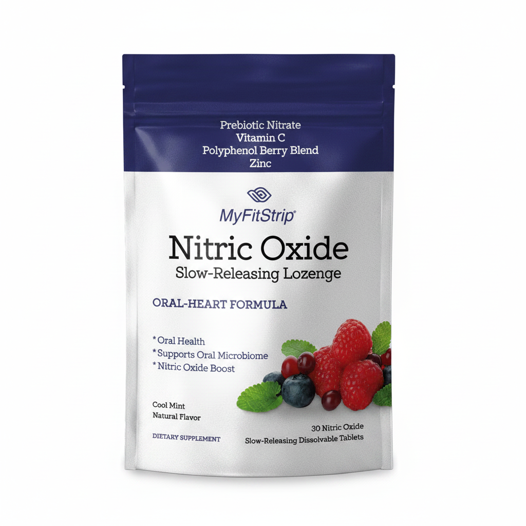 MyFitStrip Nitric Oxide Lozenges (Functional Mints) — 30 Count