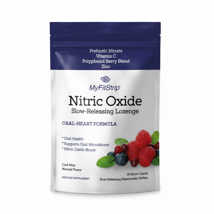 MyFitStrip Nitric Oxide Lozenges (Functional Mints) — 30 Count